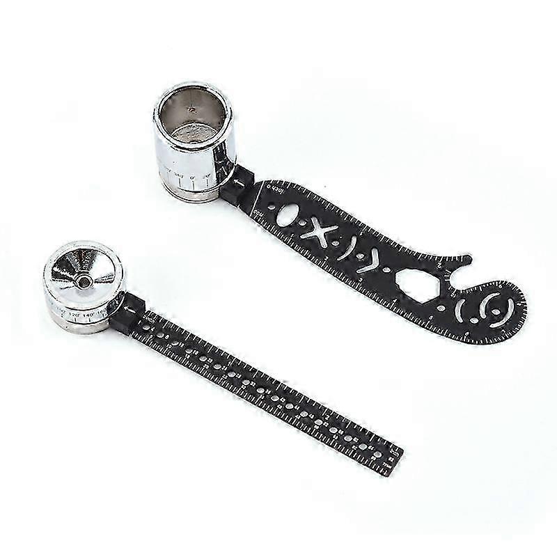 Multi-Function Drawing Tool, Versatile Drawing, Curved Magnetic Ruler, Protractor Combo and Mini Compass