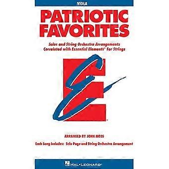 Morceaux patriotiques pour cordes : Alto
