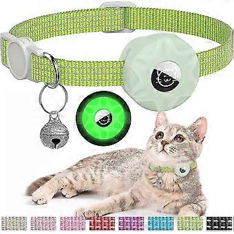 Cat Collar Compatible With Air Tag, Reflective Kitten Collar Breakaway Air Tag Cat Collar