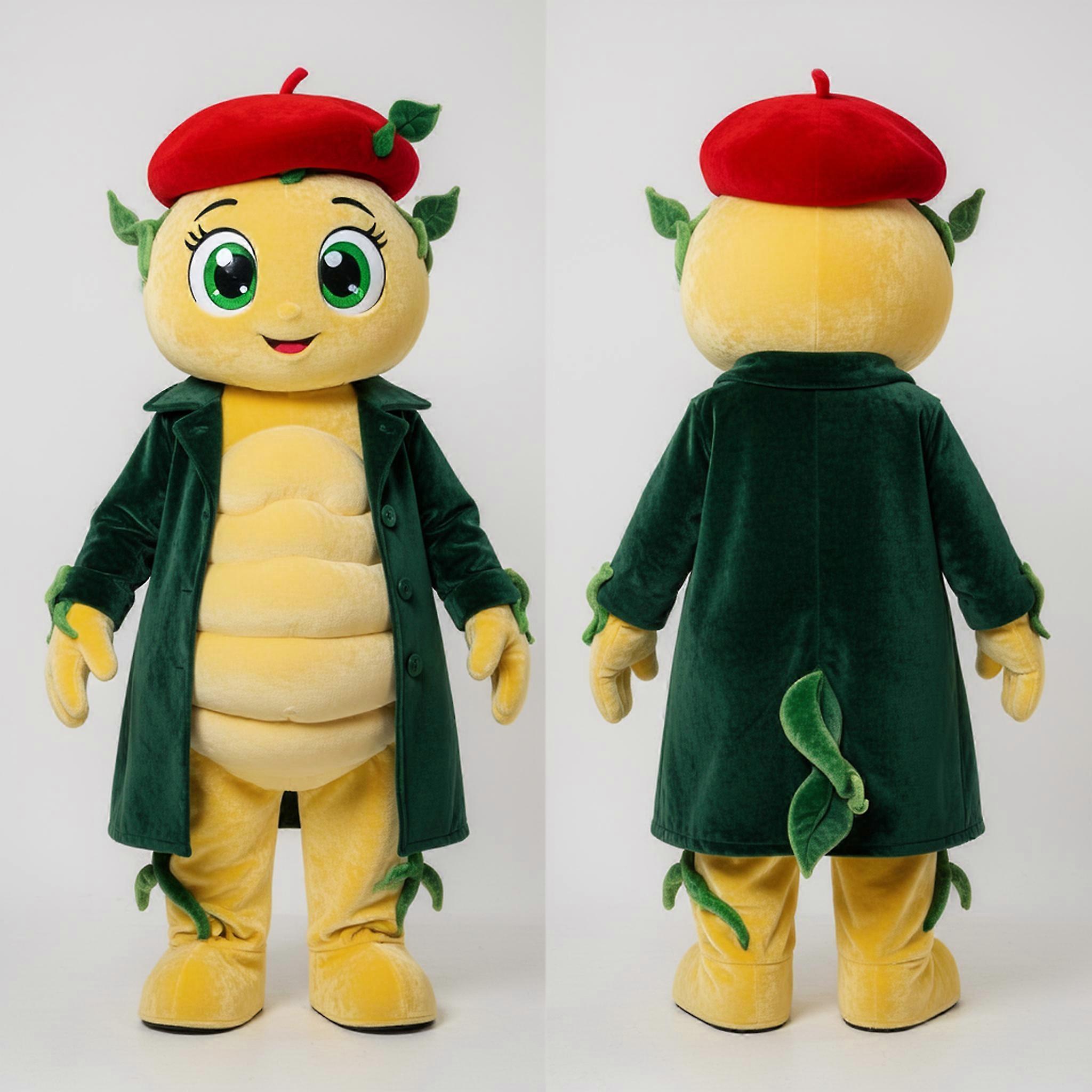 MASTICOT Lemon Yellow Towering Beanstalk Mascot