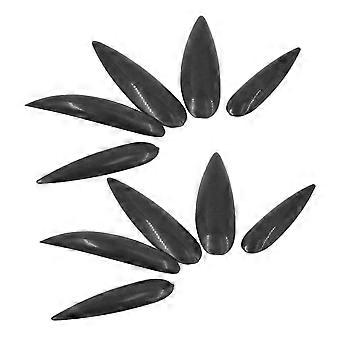 Plastic Fake Nails Gothic Manicure Nails for Decoration 10Pcs