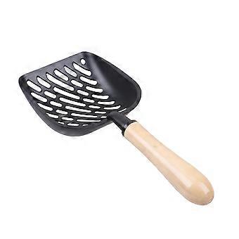 Cat Litter Wooden Handle for Pet Cleaning 1Pcs Effective Lightweight Scoop