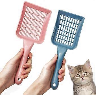 Set van 2 kattenbakschepjes voor het opvangen van uitwerpselen