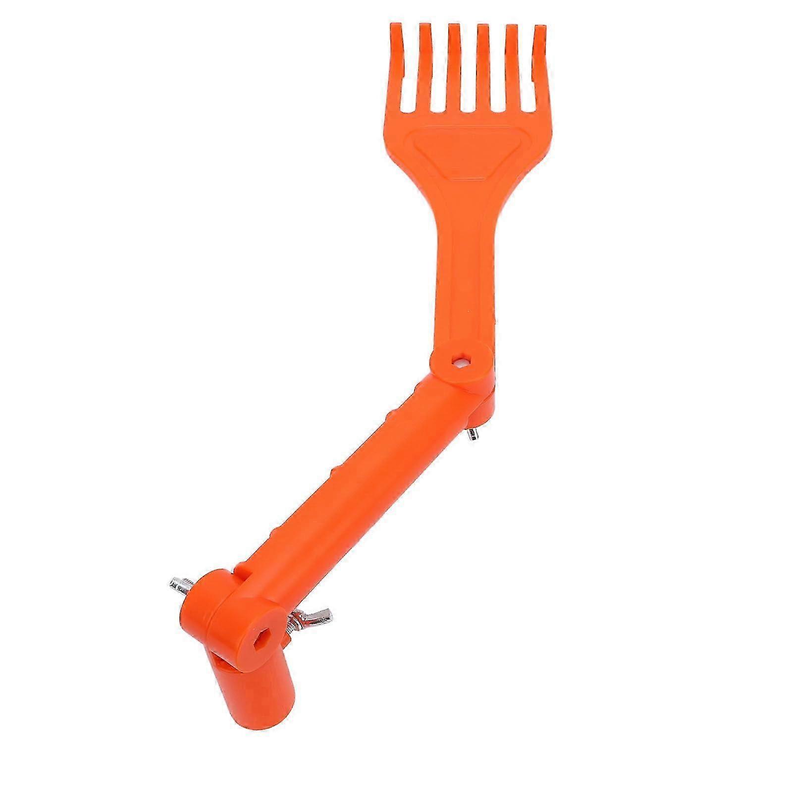 Narrow Gutter Rake with Viewable Mirror