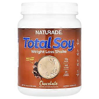 Naturade, Total Soy®, Shake para Emagrecimento, Chocolate, 540 g (1,2 lb)