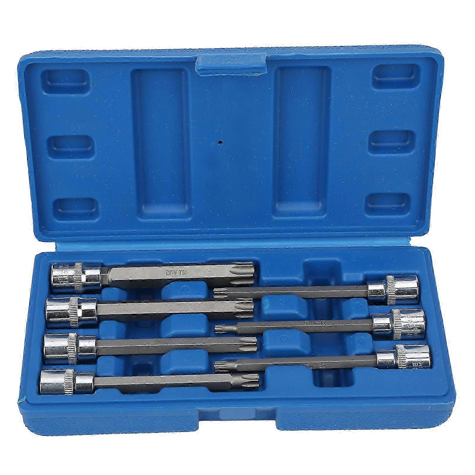 7pc Extra Long Torx Socket Bit Kit