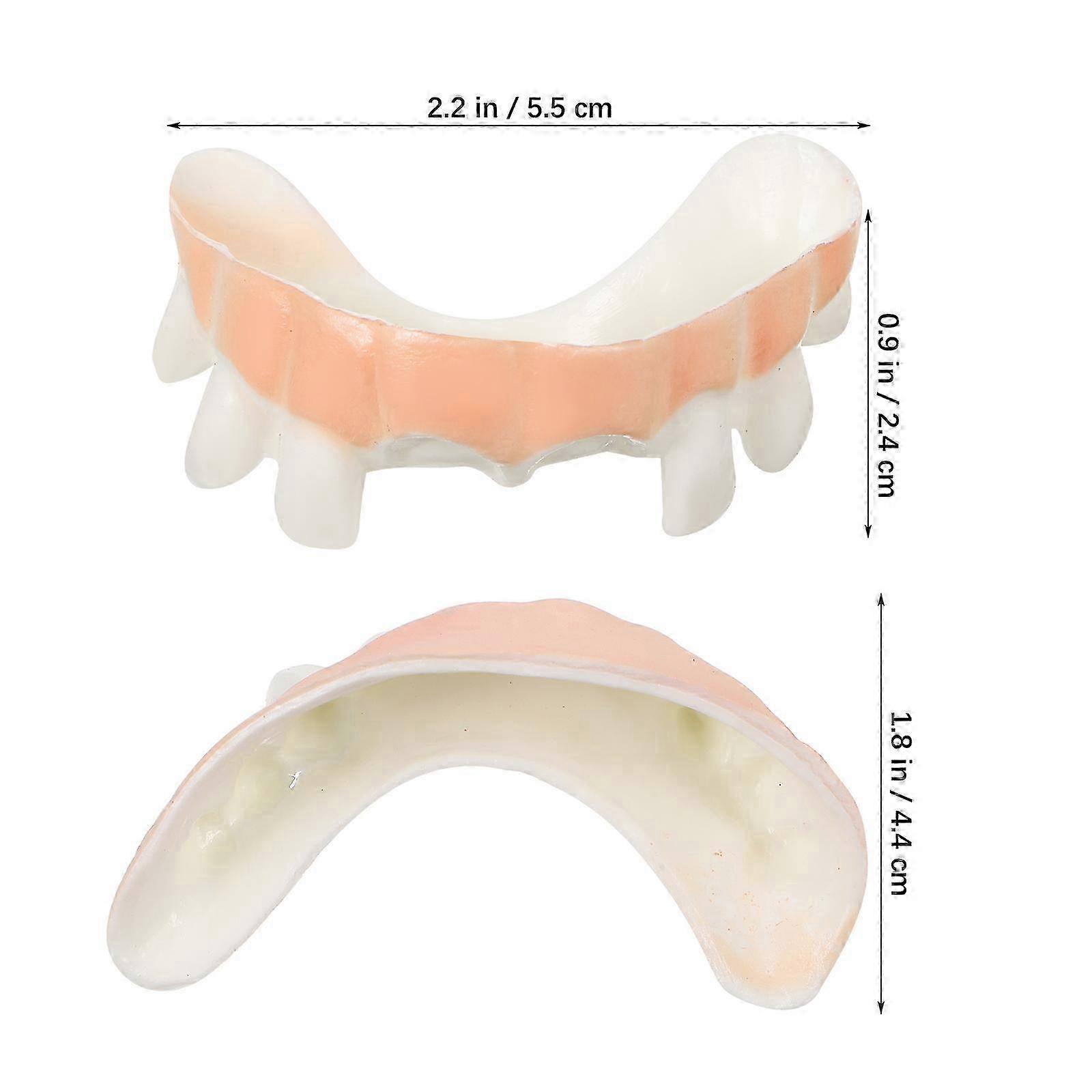 Halloween Teeth Prank Teeth Prop compatible with Playing 12Pcs Vampire Fangs Multi