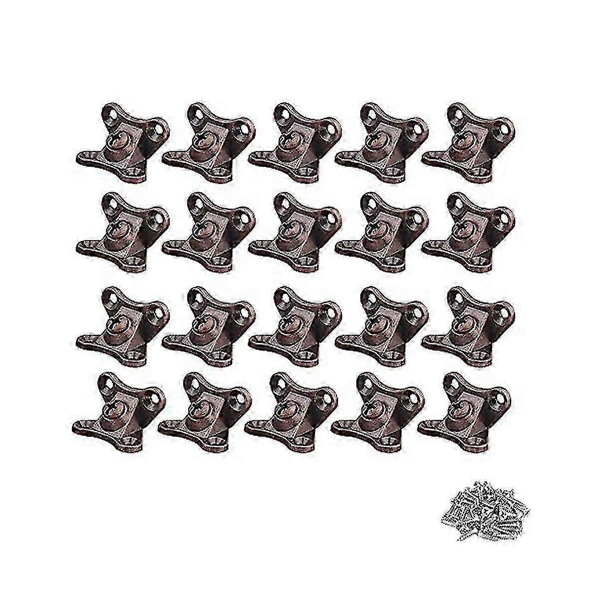 Heavy Duty L Bracket compatible with Shelves, Removable Butterfly Corner Code, Red Bronze