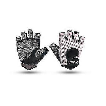 Gymnastie Handschuhe Fitness Training Übung Anti Rutsch Anti Sweat Halbfinger Handschuhe