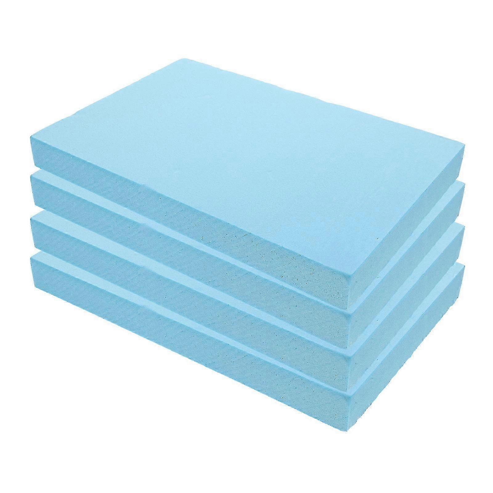 4Pcs Blue Foam Blocks Craft Foam Blocks compatible with DIY Rectangular Polystyrene Bricks