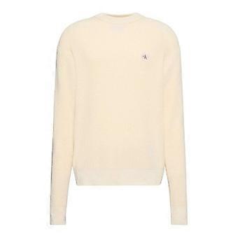 Calvin Klein Mens Waffle Crew Neck Jumper