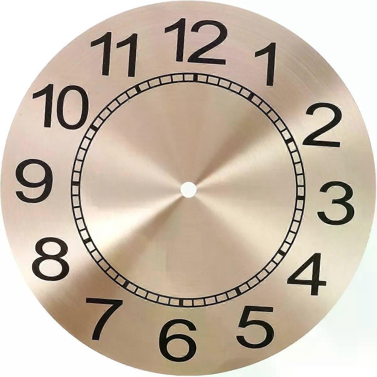 Quartz Clock Face Replacement Aluminum for DIY Wall Clocks