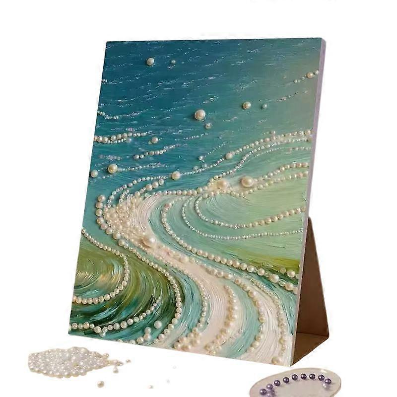 Plastic Pearl Craft Kit Blue Rose