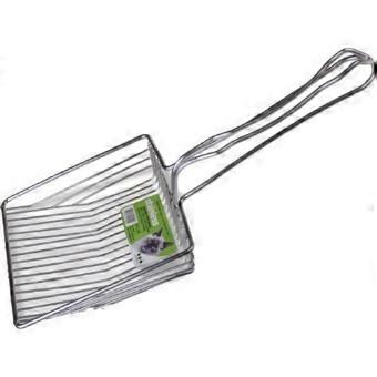Van Ness Dust Free Stainless Steel Litter Scoop, 1 count