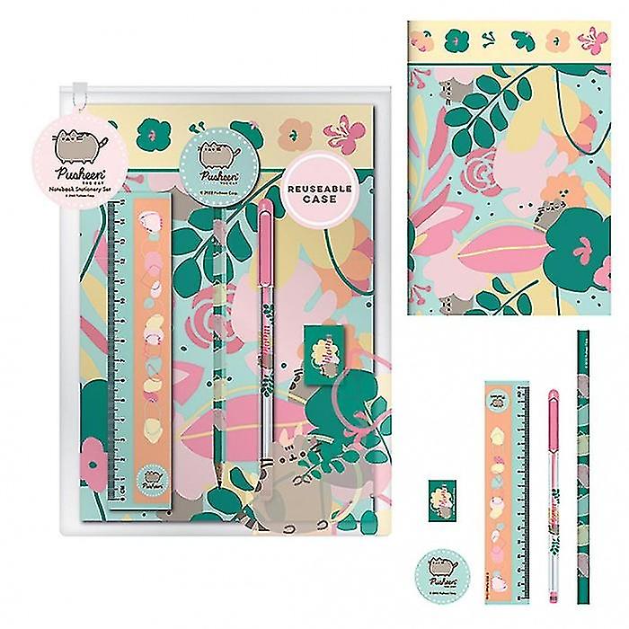 Pusheen Botanical Stationery Set