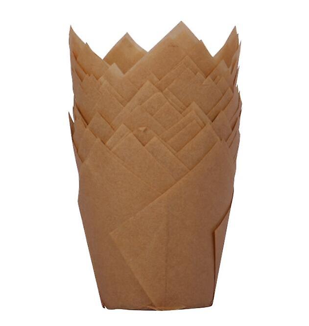 (Rindsleder)eine Packung mit 50cupcake Liners, Backbechern, Tulip Cupcake Liners Backbecherhalter