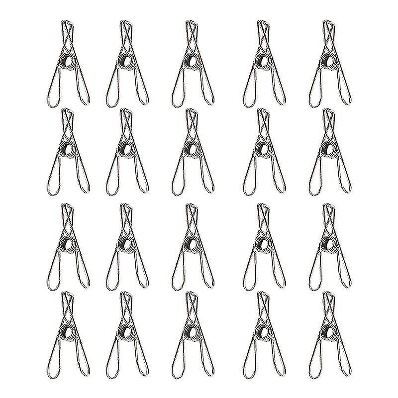 20-pack Multi-purpose Stainless Steel Clips