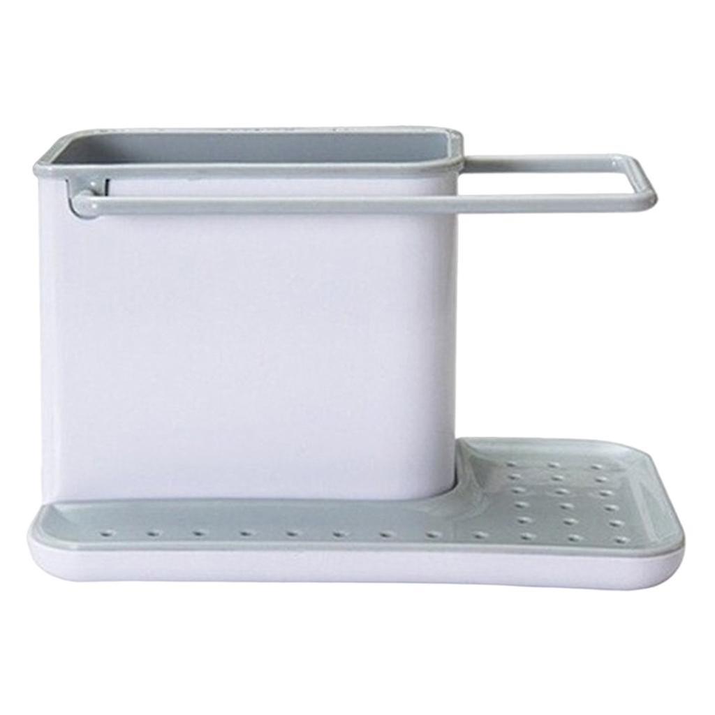 Chopsticks Spoon Fork Flatware Holder Rack Table Top Cleaning Tool Organizer Gray