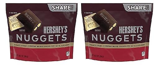 ハーシーのナゲッツスペシャルダークチョコレートとアーモンドキャンディー2パック