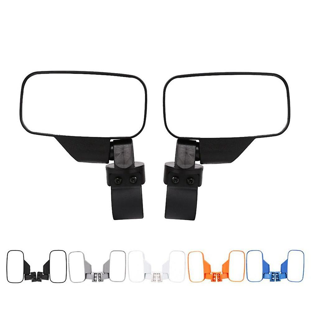 Universal Motorcycle & Utv Handlebar Side Rear View Mirrors - Shockproof Pair