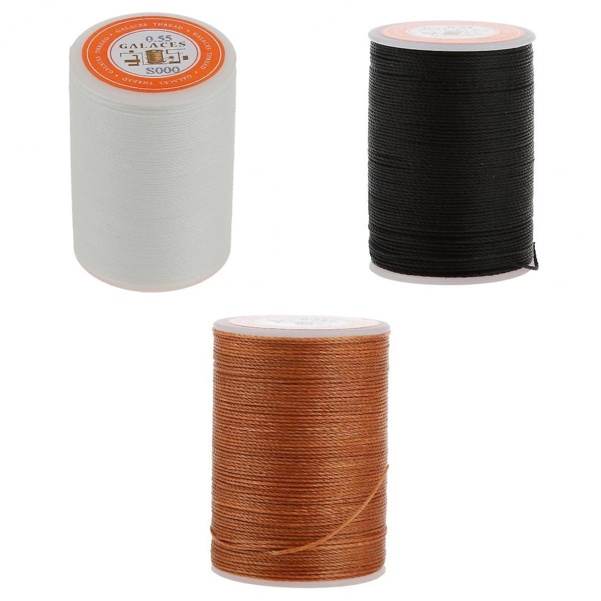 Leather Craft Handwork Sewing Round Wax String Thread Leathercraft Cord