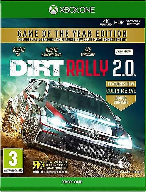 Dirt Rally 2.0 Game Of The Year Editon (Xbox One) - New & Sealed