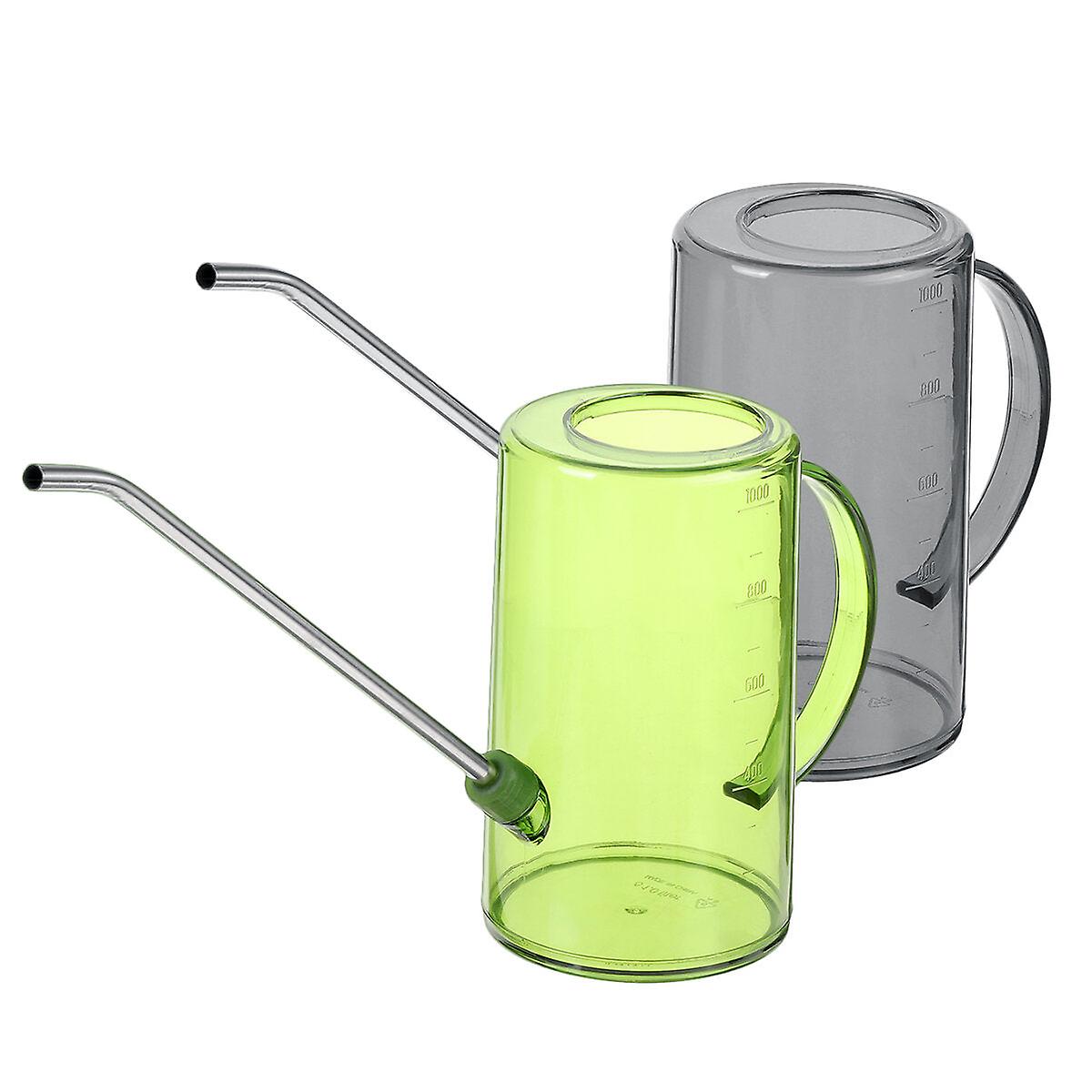 1L Long Mouth Watering Pot With Stainless Steel Tube - Garden Spout Plant Tool