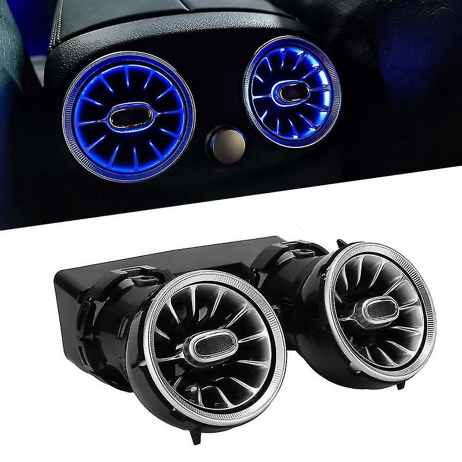 3 Color Rear Led Turbine Air Vent Ambient Light Kit Replacement For Mercedes-benz C Glc-class W205 X253 2015 2016 2017 2018
