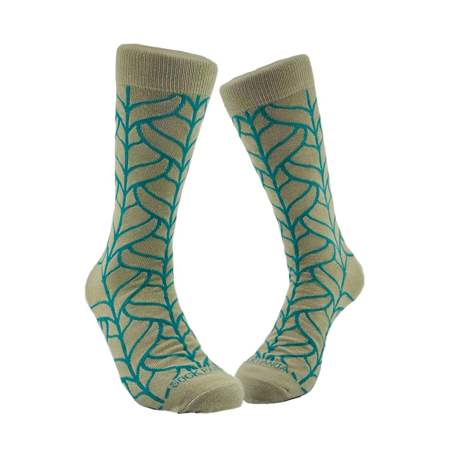 Fall Leaf Patterned Socks from the Sock Panda (Adult Large - Men's Shoe Sizes 8-12)