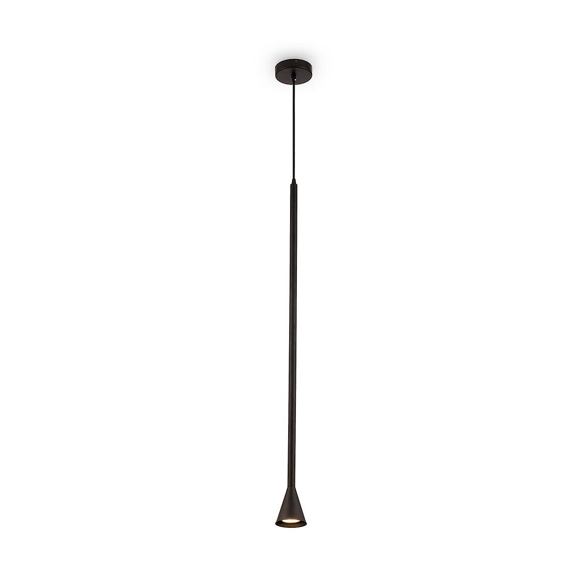 Maytoni Arrow Slim Pendant Ceiling Light Black GU10