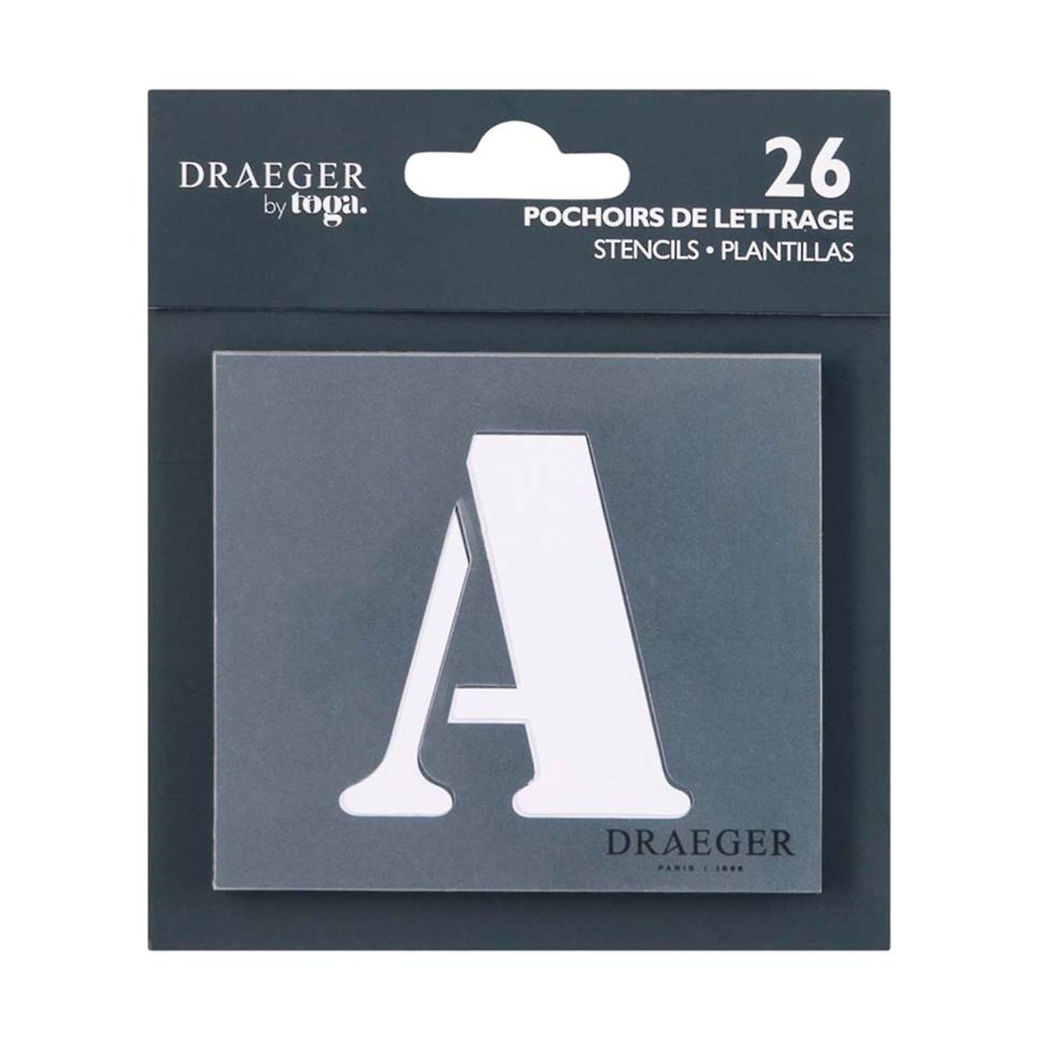 26 Stencils Alphabet Letters - 9 Cm
