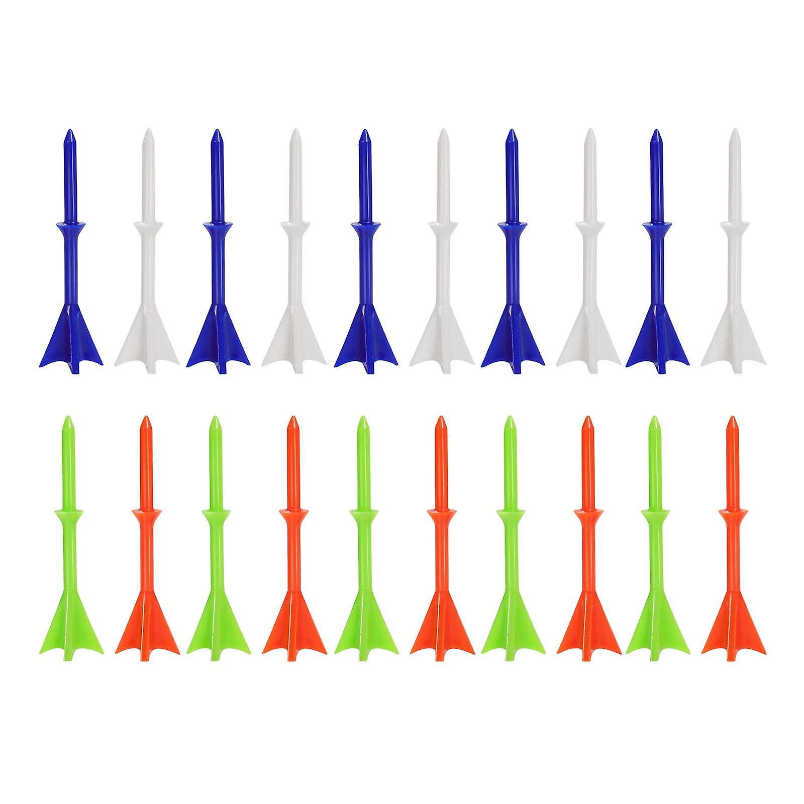 20x Golf Ball Tee Holder Durable Golf Tees for Office Driving Range Mat