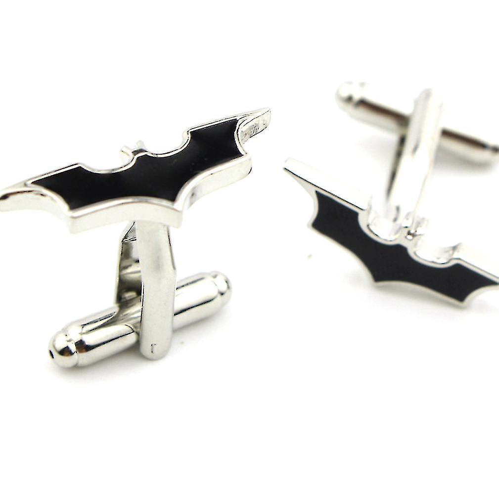 Cufflinks Bat Shape Men's Metal Cufflinks Batman Cuff Links