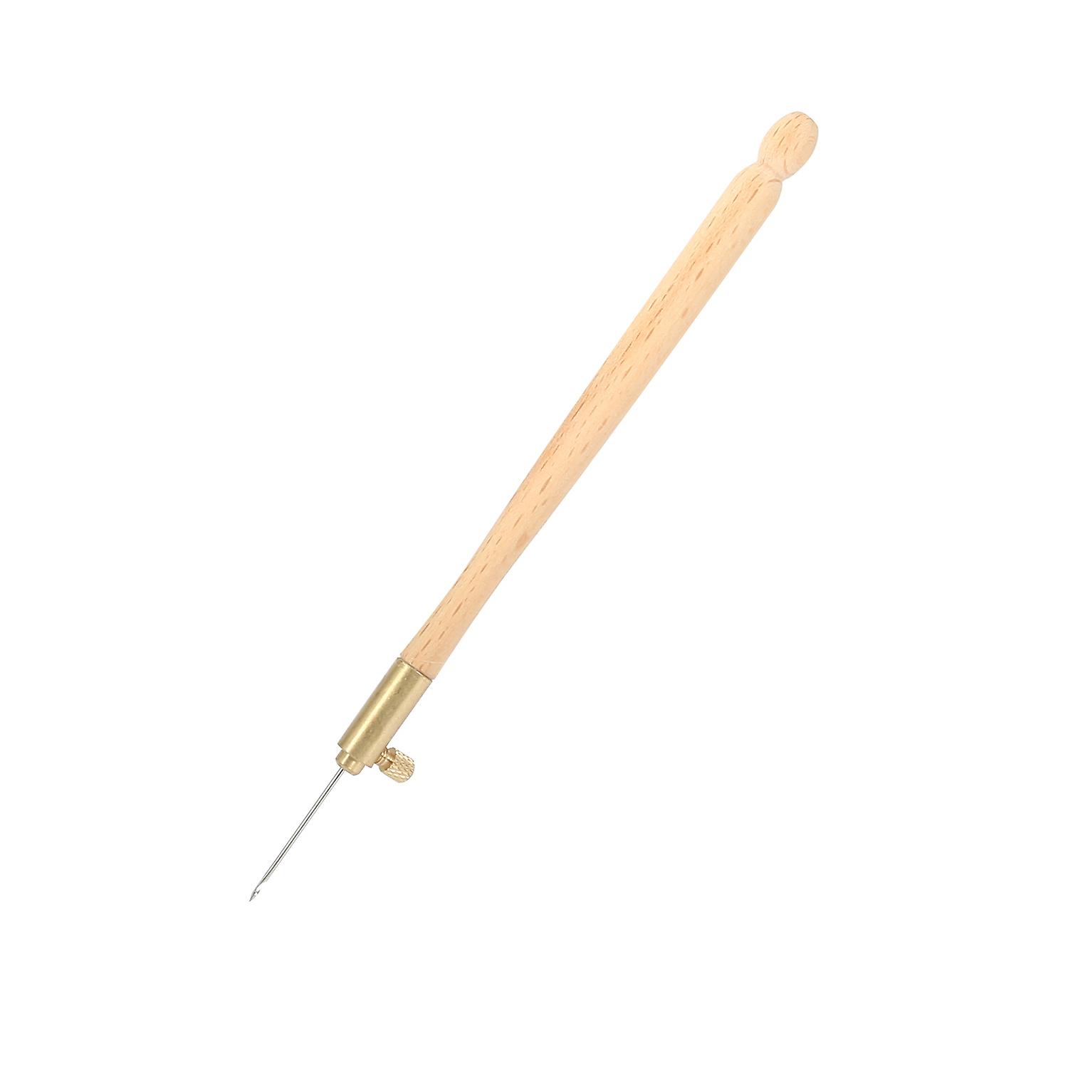 Tambour Hook with 3 Needles 70 90-100 Embroidery Tools Sequins Bead Neddle Set Tool Kit