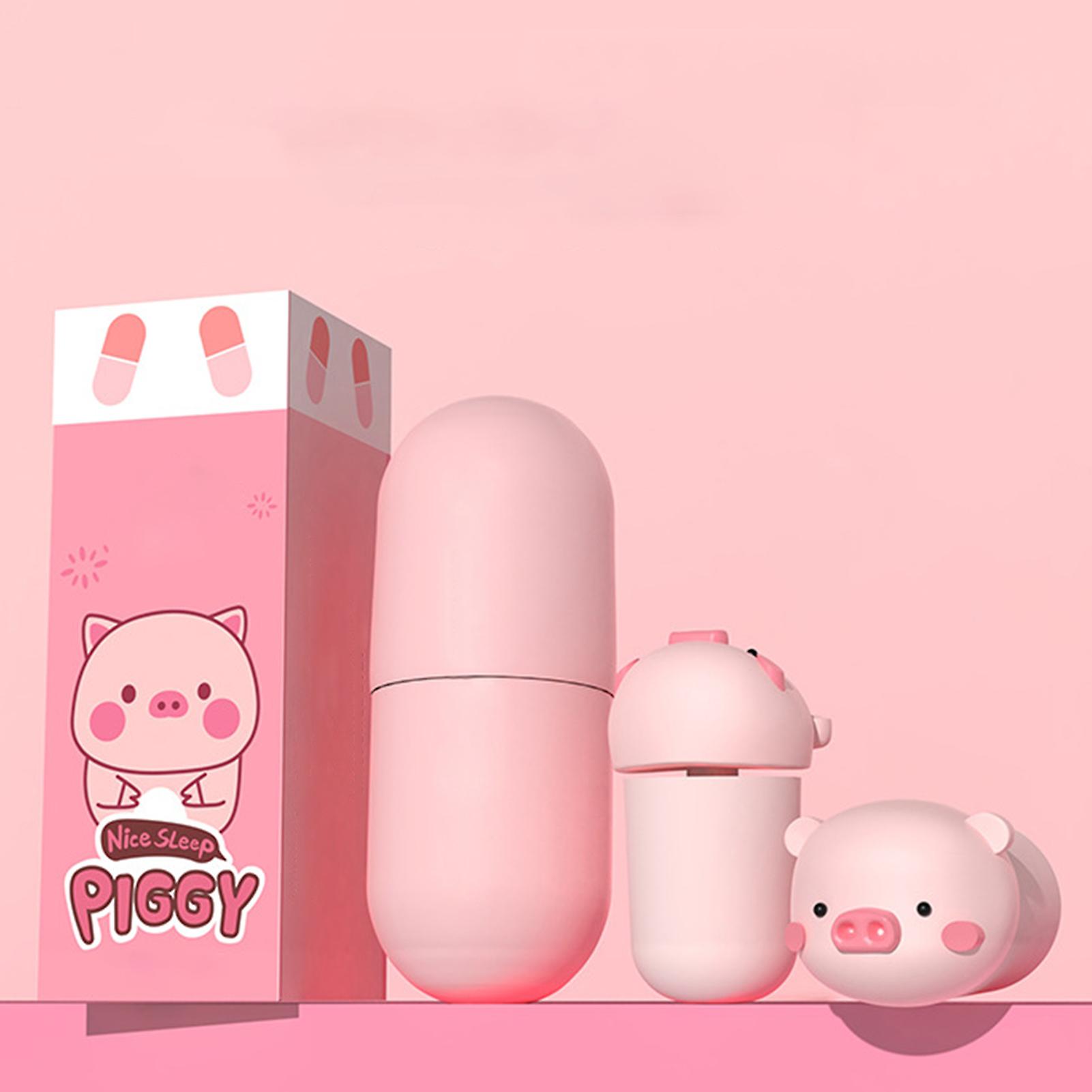 1 Pair Foam Earplug Noise Reduction Animal Theme Flexible Sound Blocking Earplug for Sleeping Study Pink 