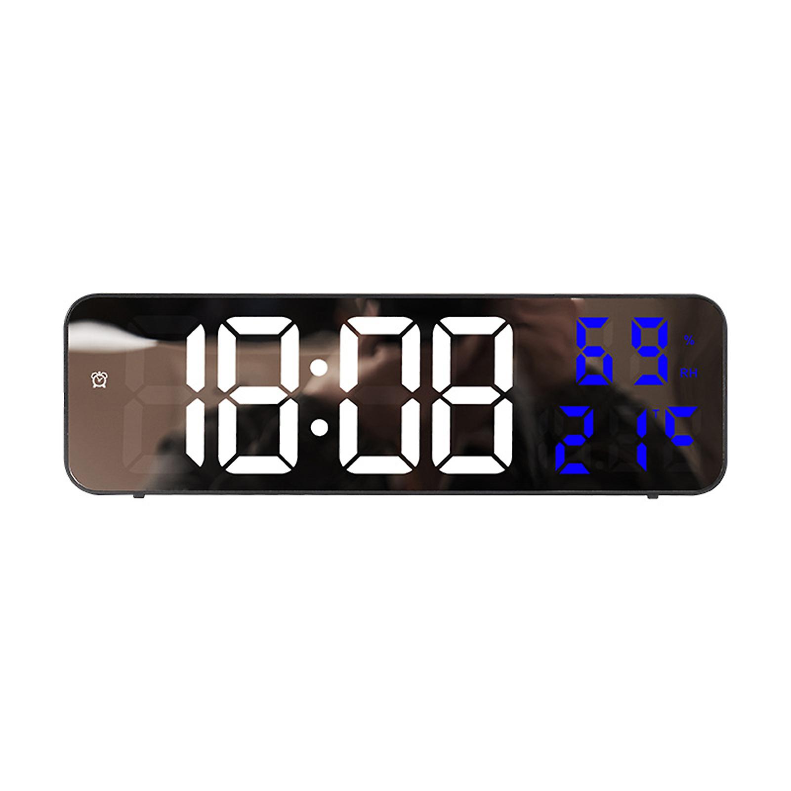 LED Large Digital Wall Clock Wall-Mounted Mirror Alarm Clock Birthday Christmas Gift