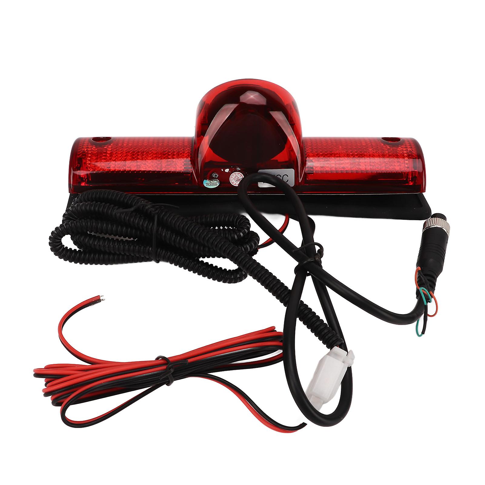 Car Brake Light Camera Tail Mount Backup Parking Reversing Stop Lamp Camera DC12V Universally Fit for Vehicles 