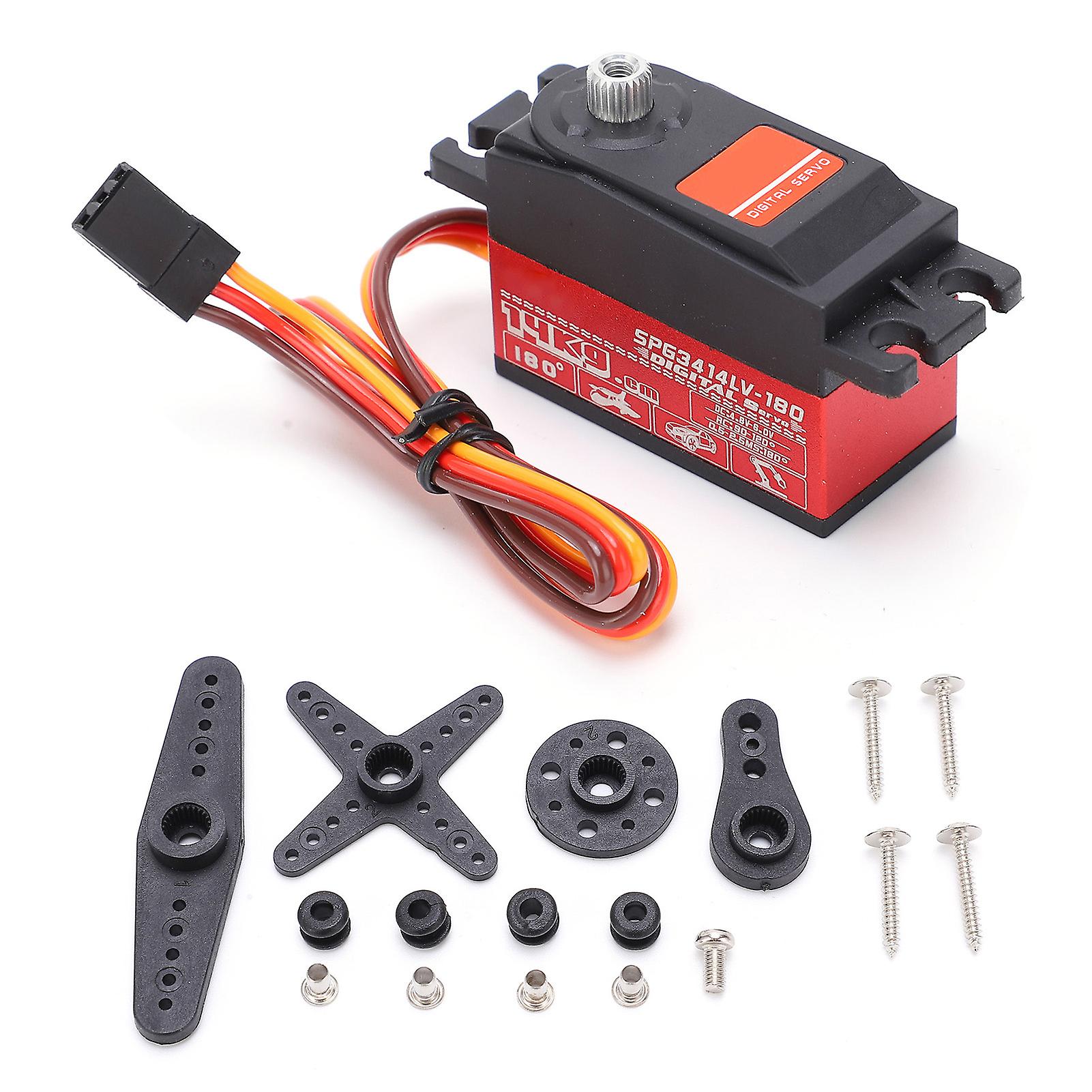 SPG3414LV 14KG Durable High Torque Metal Gear Servo for 1:10 Remote Control Drift Car