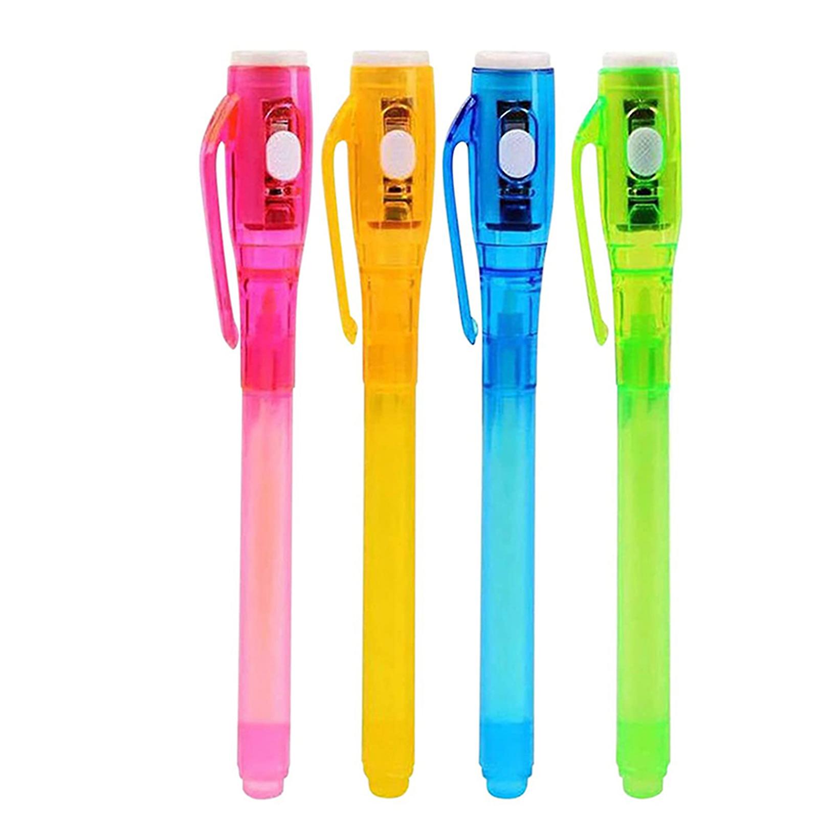 Invisible Ink Pen Multipurpose Glowing Graffiti Pen Ink Fun Color Stick for Card Making Easter Egg Art Rock Painting New