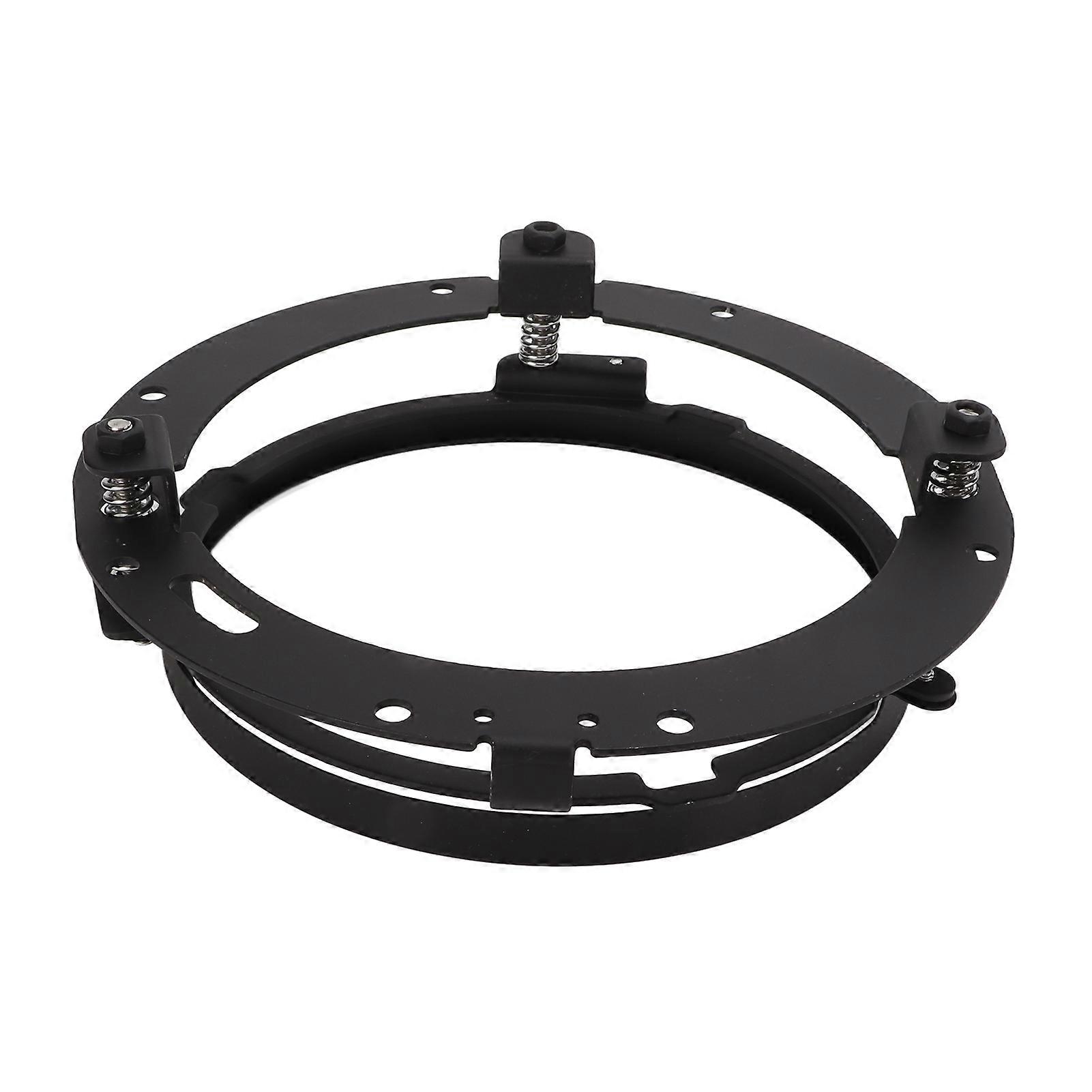 7 Inch Motorcycle Headlight Adapter Round Mounting Ring Bracket Head Lamp Adapter Black Round Headlight Bracket