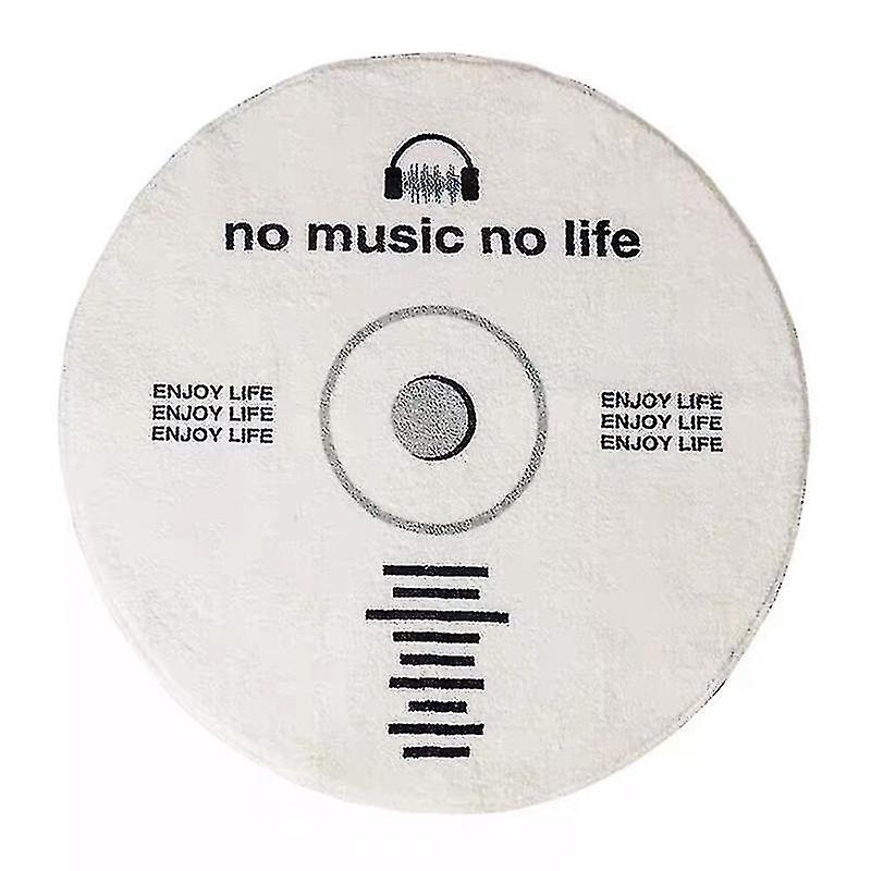 Cd Shaped Carpet Round Area Rugs For Letter Printed Carpet Bedroom Bedside Rugs Table Mats