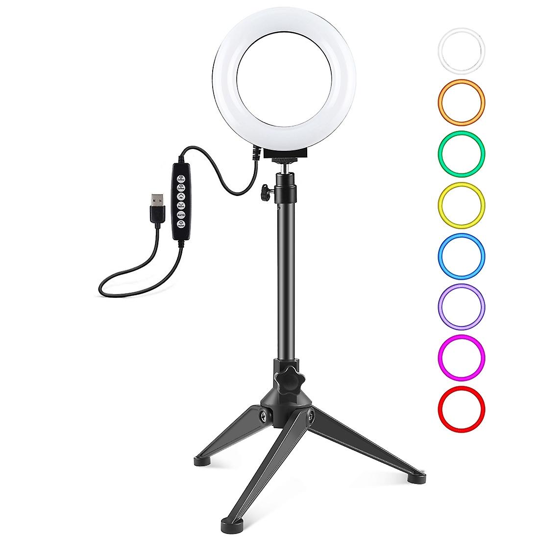 4.7 inch Ring Light + Desktop Tripod