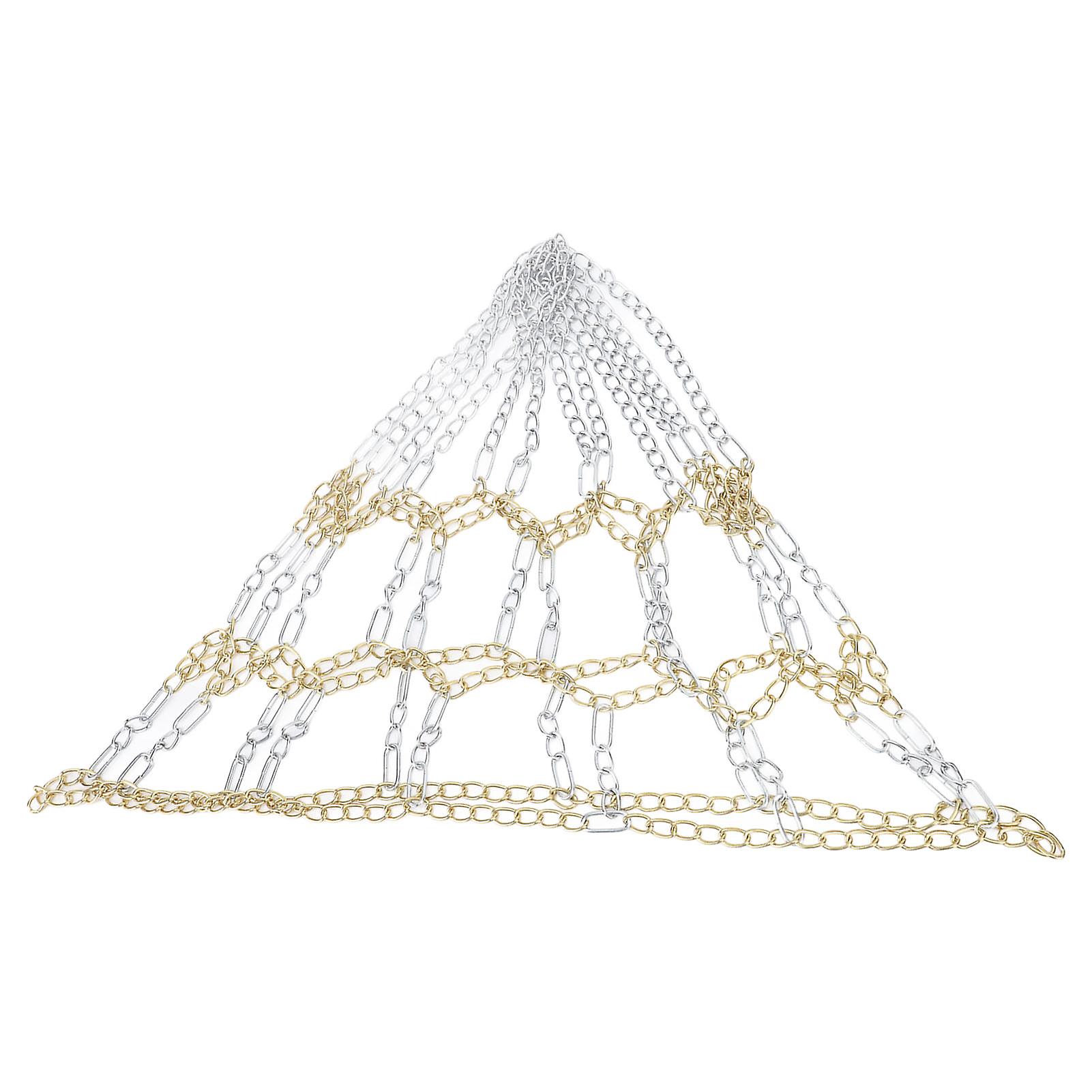 Rustproof Iron Basketball Net, Heavy Duty Replacement Chain for Indoor and Outdoor Basketball Net