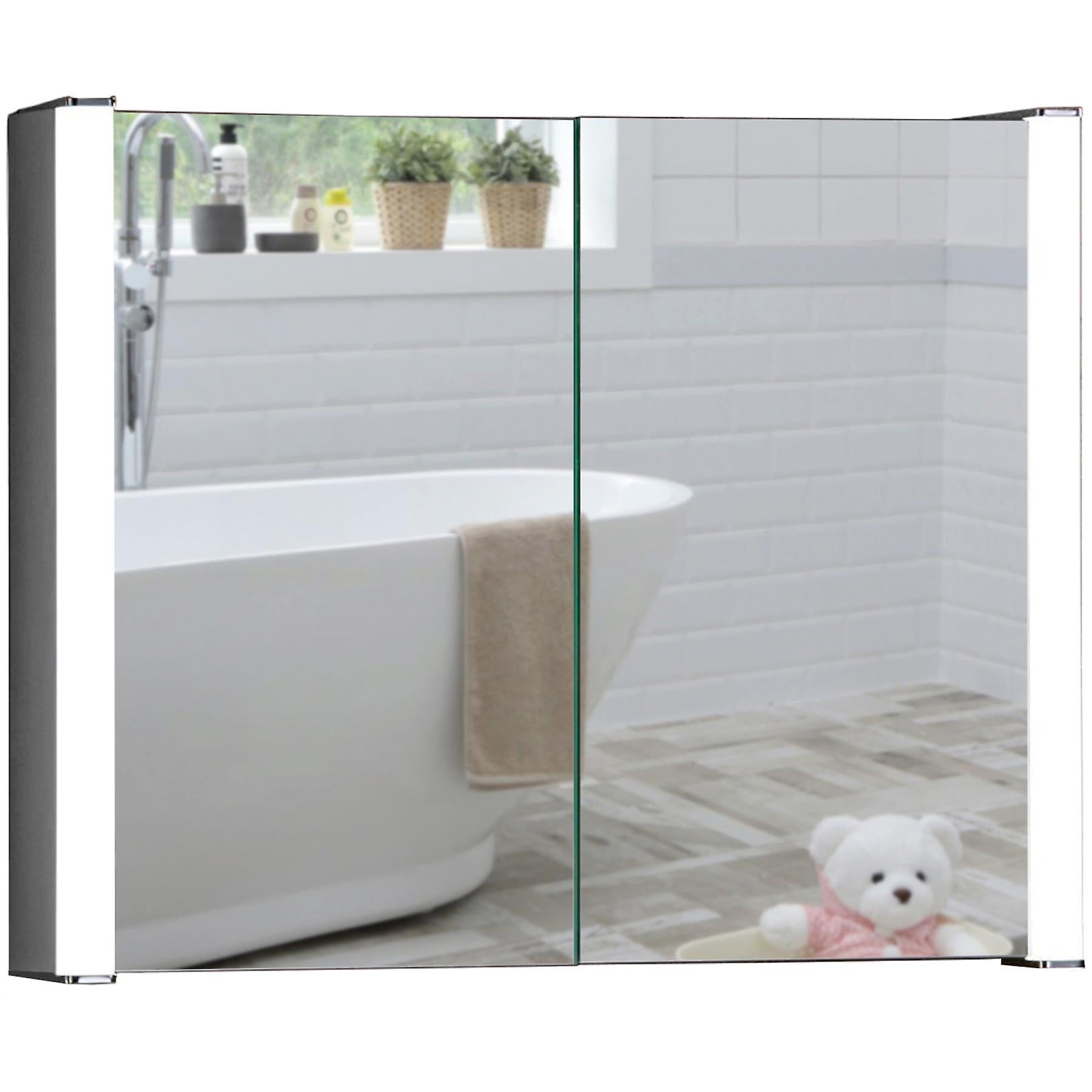 LED Bathroom Mirror Cabinet 65(H) x 80cm(W) x 16cm(D) C13