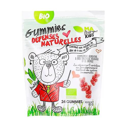 100% organic natural defenses gummies 60 g