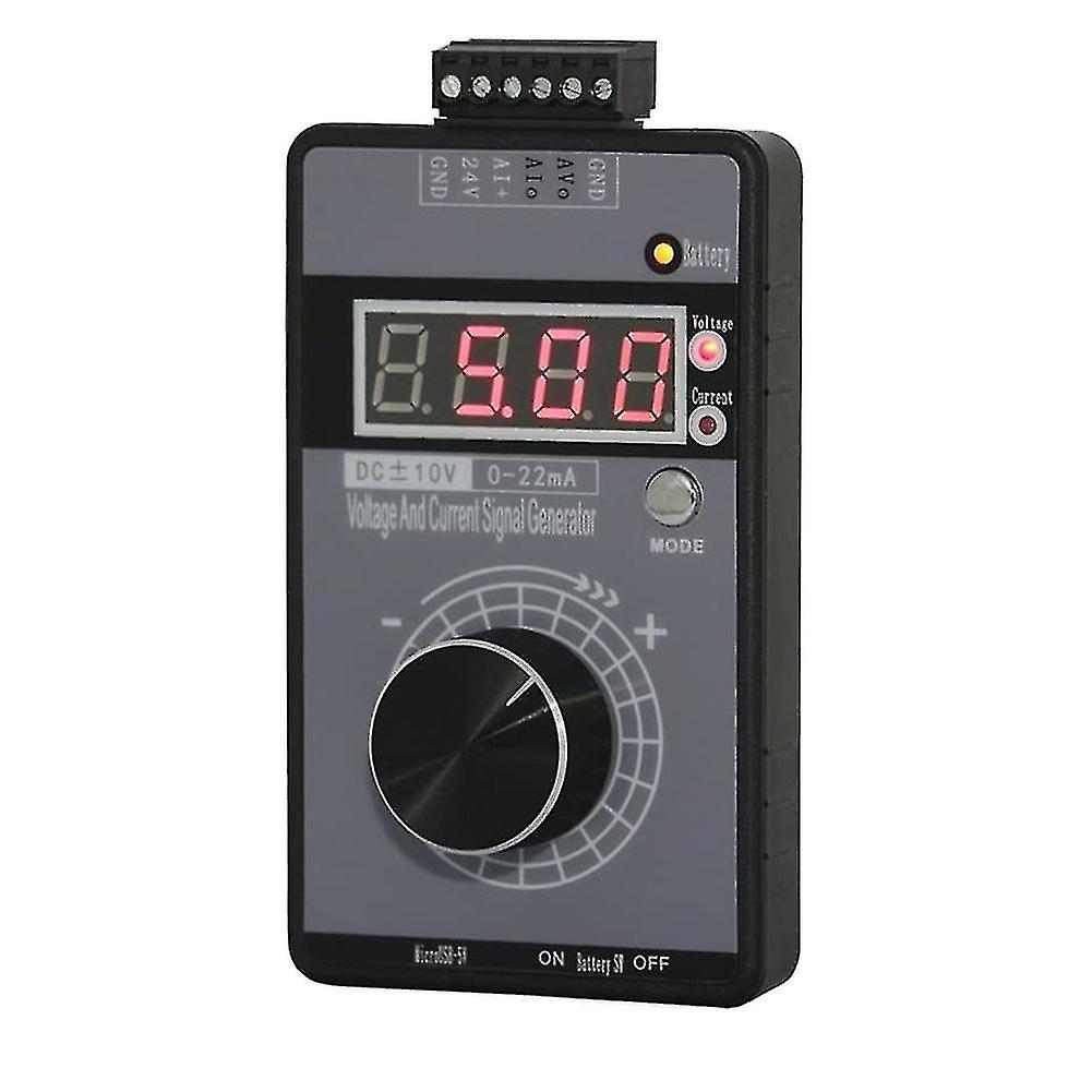 Adjustable 4-20ma Signal Generator Current Voltage Analog Simulator 0-10v/0-20ma Signal Sources For