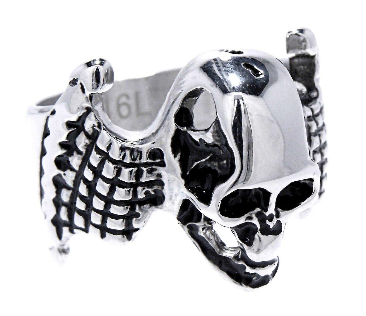 Ring Skull Size 56-72 - Domed - Stainless Steel