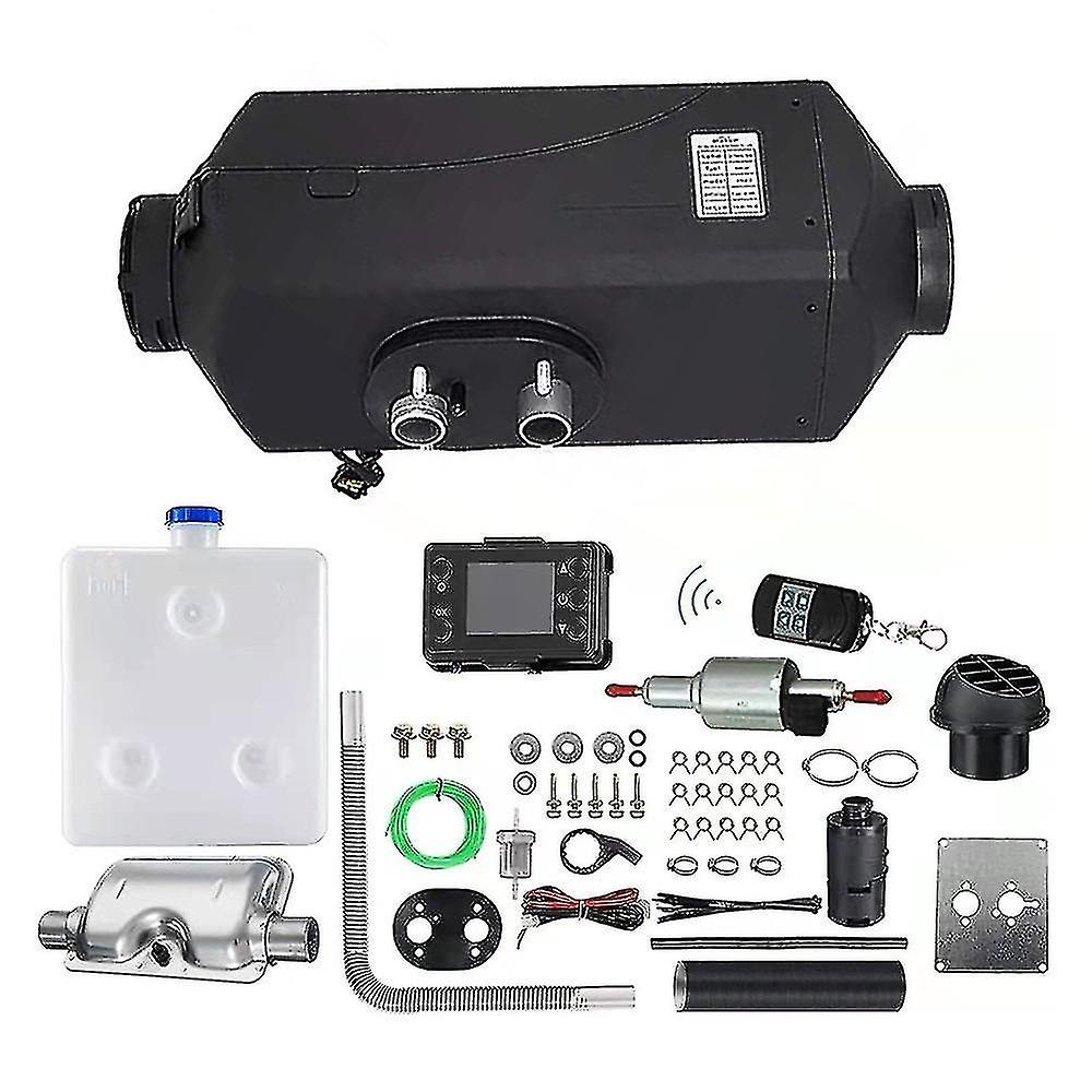 Diesel heater, 24V 5KW diesel air heater, with LCD thermostat monitor, remote control, diesel heater