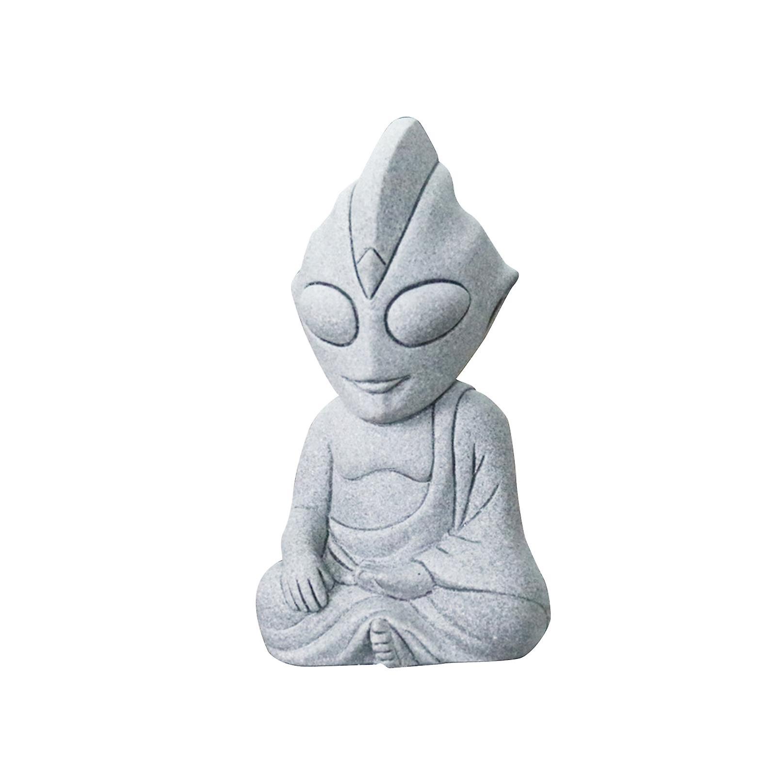 Socha Buddhy Řemesla Zahradní socha do auta Obývací pokoj Knihovna 4.5x4x8.2cm