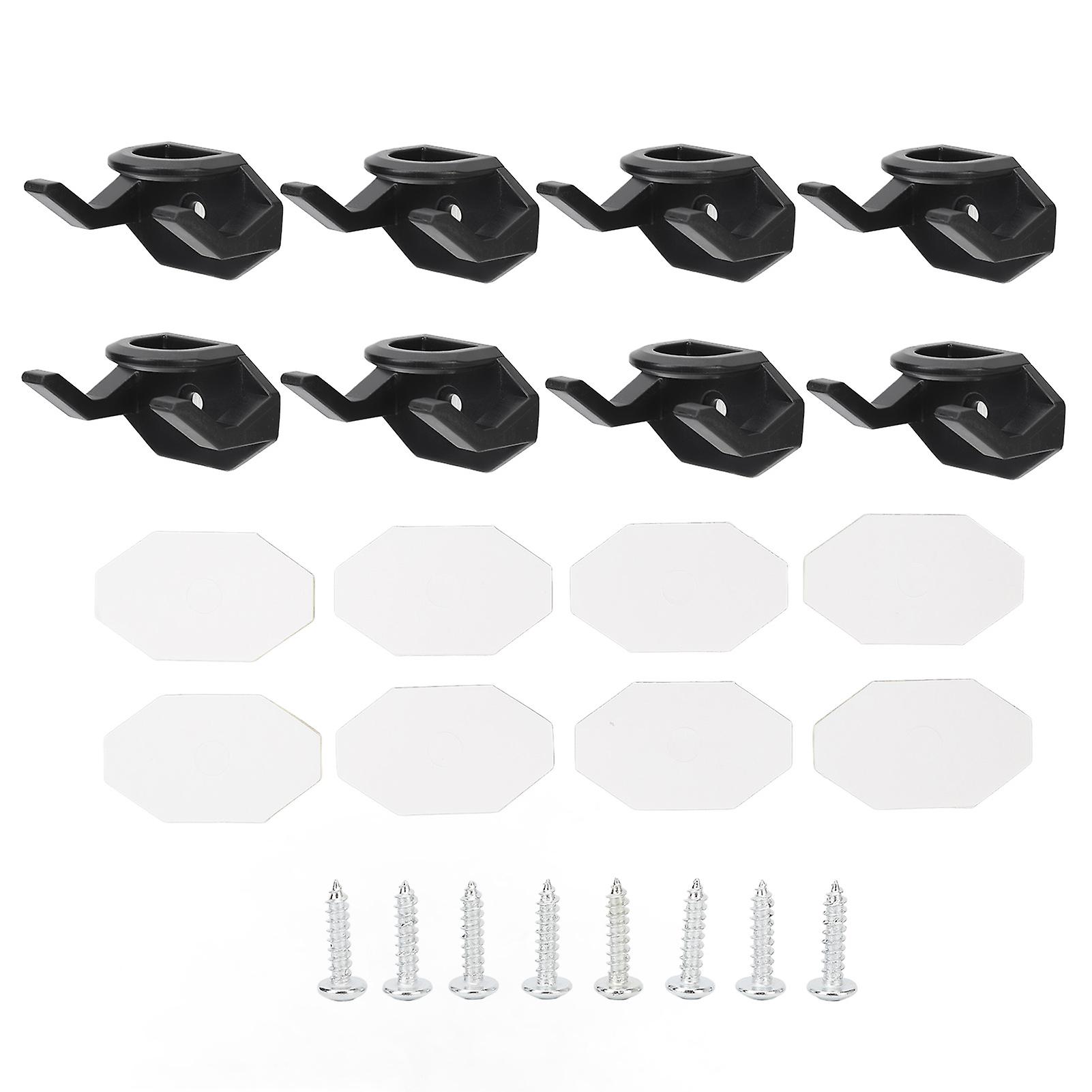 8 Pack Adhesive Hat Hooks for Wall Strong Hold Minimalist Simple Installation Cap Rack